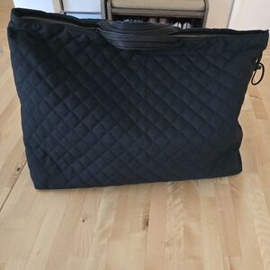 Mz Wallace Canvas Quilted Large Tote Weekender Bag
